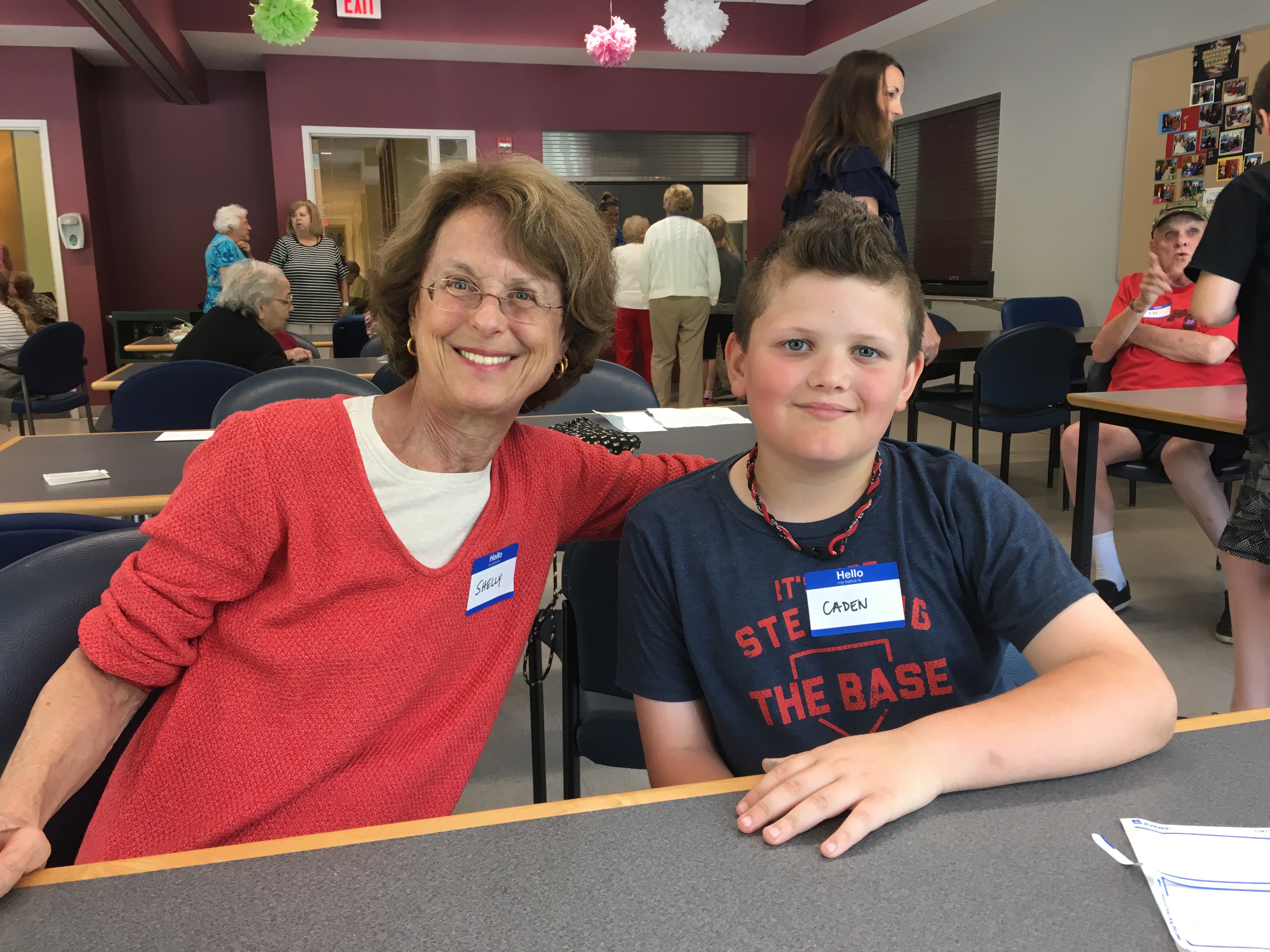 Shelley Sackett and Caden Ross